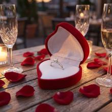 Диамантен годежен пръстен Чиста Любов Диамантен годежен пръстен Чиста Любов