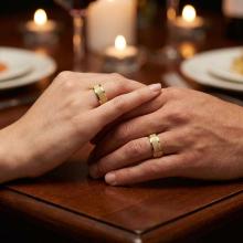 Брачна халка H10001