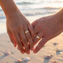 Брачна халка H10003