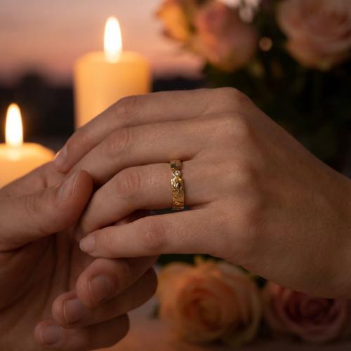 Брачна халка H10054