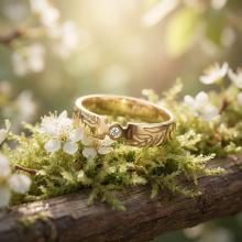 Брачна халка H10054