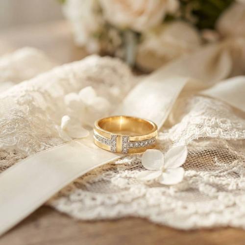 Брачна халка H10084