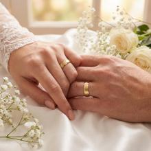 Брачна халка H10331