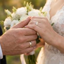 Брачна халка H10523