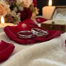 Брачна халка H8634