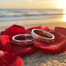 Брачна халка H8634