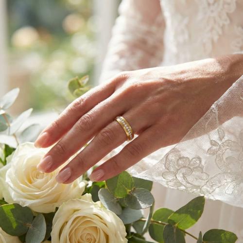 Брачна халка H9953