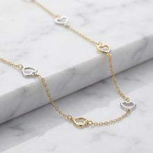 Златно колие Love Златно колие Love