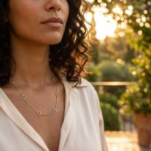 Златно колие Love Златно колие Love