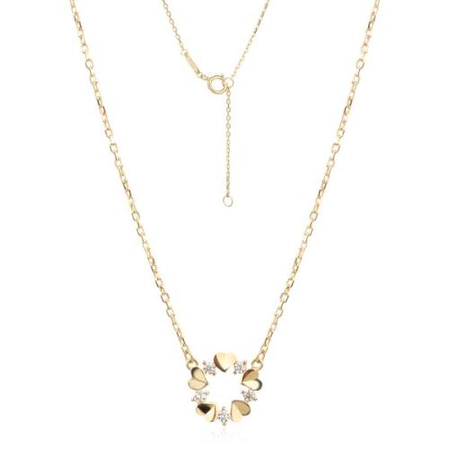 Златно колие Love in Circle