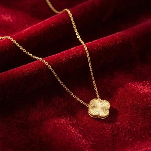 Златно колие Диамантена детелина