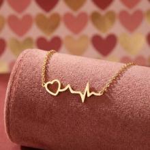 Златно колие Пулс на Сърцето