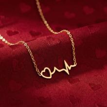 Златно колие Пулс на Сърцето