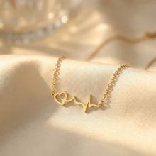 Златно колие Пулс на Сърцето