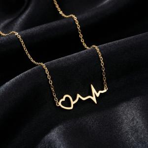 Златно колие Пулс на Сърцето