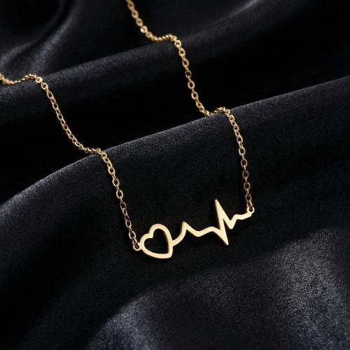 Златно колие Пулс на Сърцето