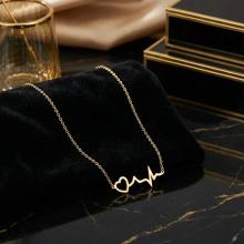 Златно колие Пулс на Сърцето