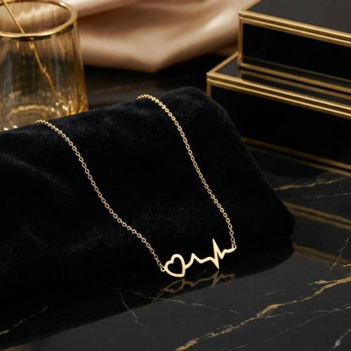 Златно колие Пулс на Сърцето