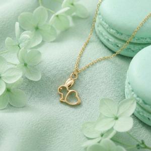 Златно колие Зайче