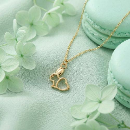 Златно колие Зайче