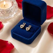 Детски златни обеци Baby Heart