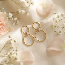 Златни обеци Лосия Златни обеци Лосия