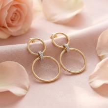 Златни обеци Лосия Златни обеци Лосия