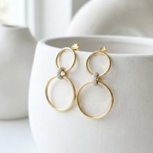 Златни обеци Лосия Златни обеци Лосия