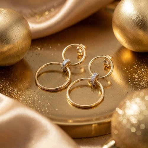 Златни обеци Лосия