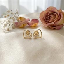 Златни обеци Любов Златни обеци Любов