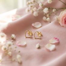 Златни обеци Любов Златни обеци Любов