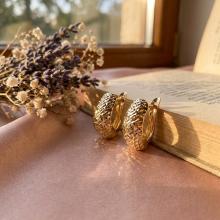 Златни обеци Ламия