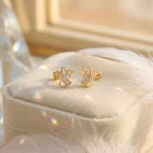 Златни обеци Angel