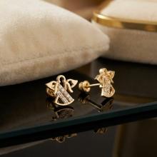 Златни обеци Angel