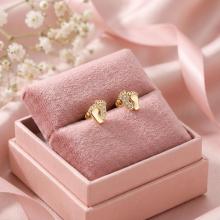 Златни обеци Стъпки