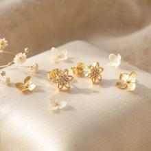 Златни обеци Габи