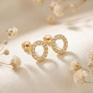 Златни обеци Карма