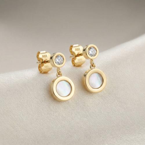 Златни обеци Ринг