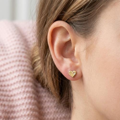 Детски златни обеци Baby Love