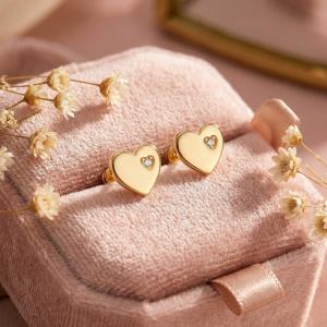 Детски златни обеци Baby Love