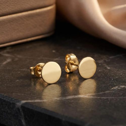 Златни обеци Точки