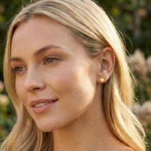 Златни обеци Точки Златни обеци Точки