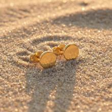 Златни обеци Точки Златни обеци Точки