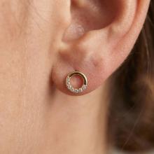 Златни обеци Луси