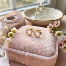 Златни обеци Луси