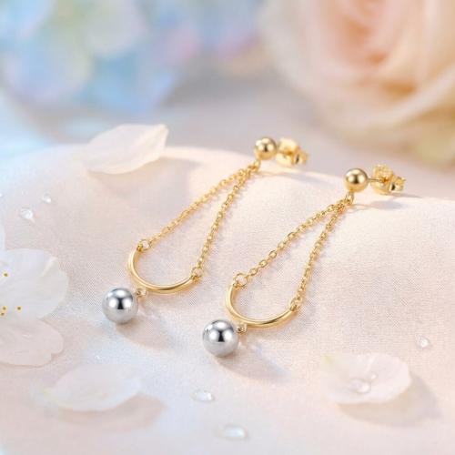 Златни обеци Везни