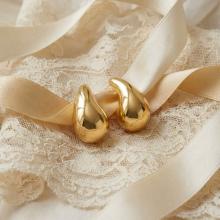 Златни обеци Електролитна Капка