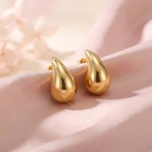 Златни обеци Електролитна Капка