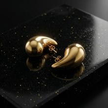 Златни обеци Електролитна Капка