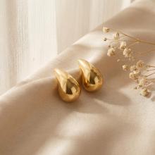 Златни обеци Електролитна Капка